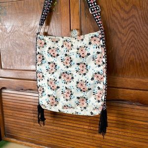 Floral Large Crossbody Bag. Anthropology.